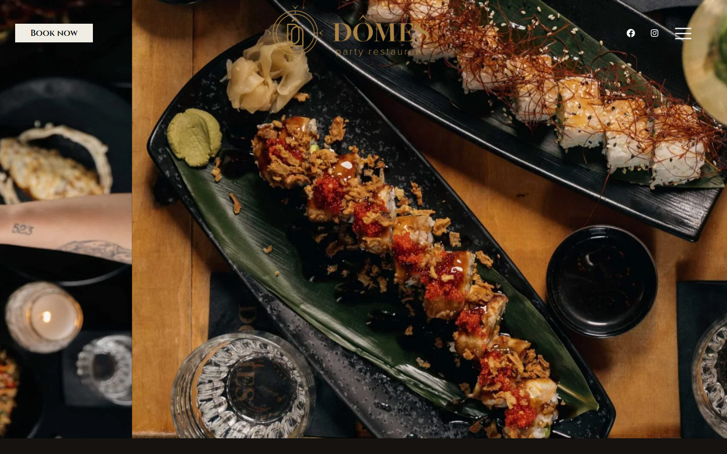 Domesrestaurant homepage