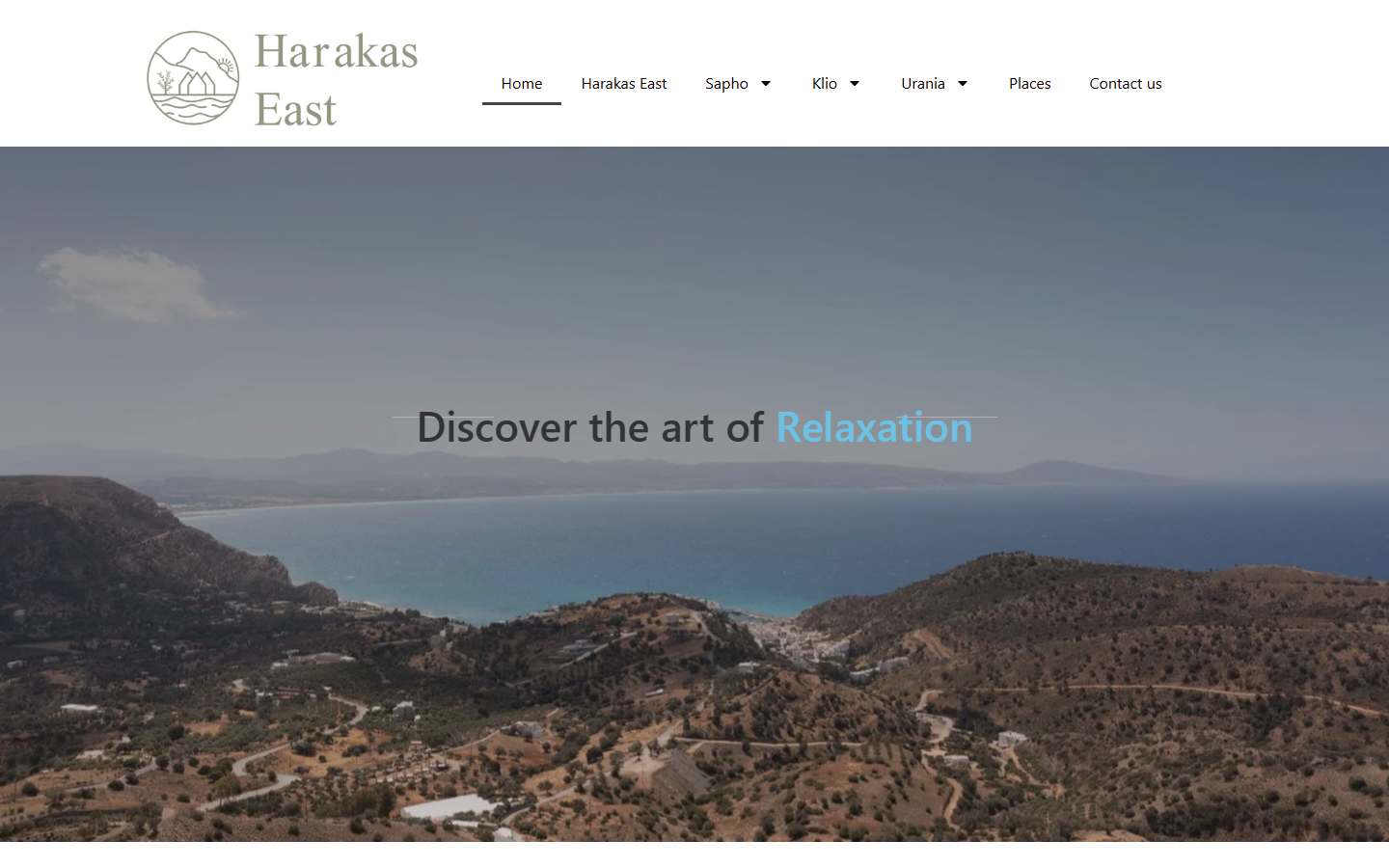 Harakas East homepage
