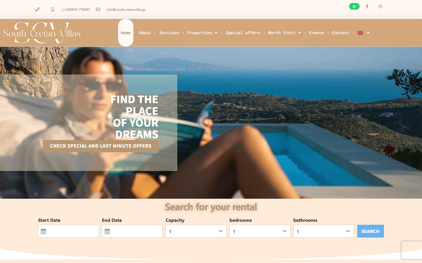 Southcretanvillas homepage